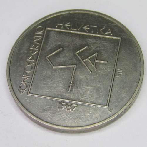 1987 Switzerland 5 Francs - uncirculated
