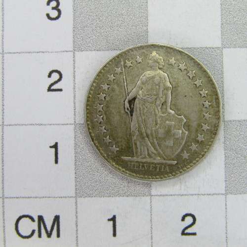 1945 Switzerland 1/2 Francs - XF