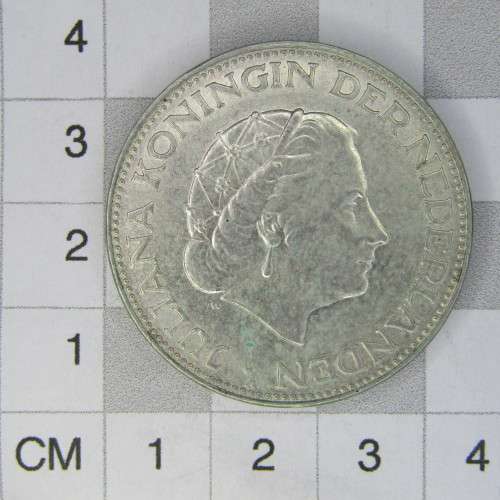 1963 Netherlands 2 1/2 Gulden - uncirculated