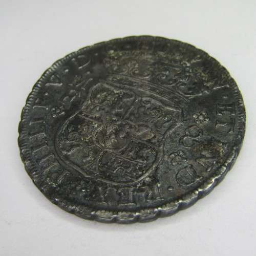 1741 Mexico 8 Reales (MF) better than VF - alight bend