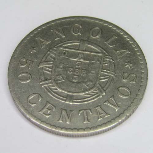 1922 Angola 50 Centavos - VF