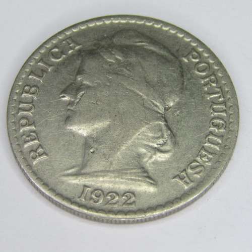 1922 Angola 50 Centavos - VF