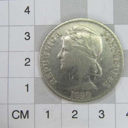 1922 Angola 50 Centavos - VF
