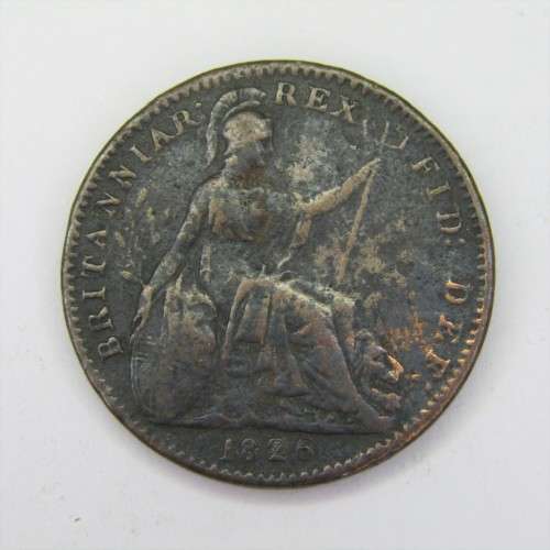 1826 Great Britain George 4 Farthing