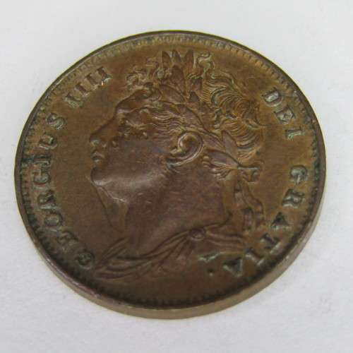 1826 Great Britain George 4 Farthing - aAU