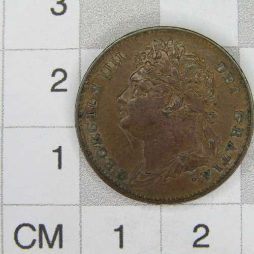 1826 Great Britain George 4 Farthing - aAU