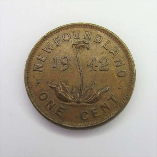 1942 Canada Newfoundland 1 Cent - XF+