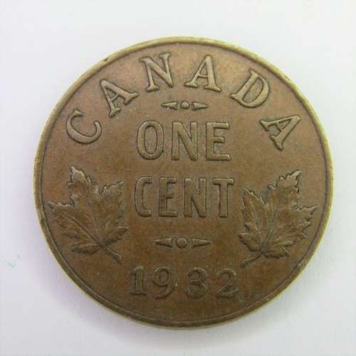 1932 Canada 1 Cent - XF+