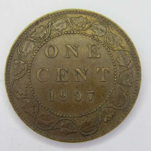 1907 Canada 1 Cent - excellent