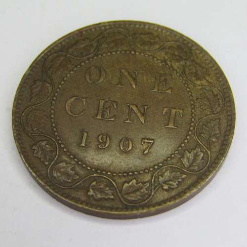 1907 Canada 1 Cent - excellent