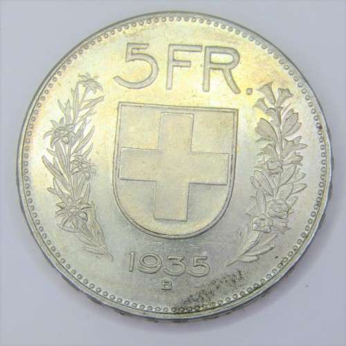 1935 B Switzerland - uncirculated