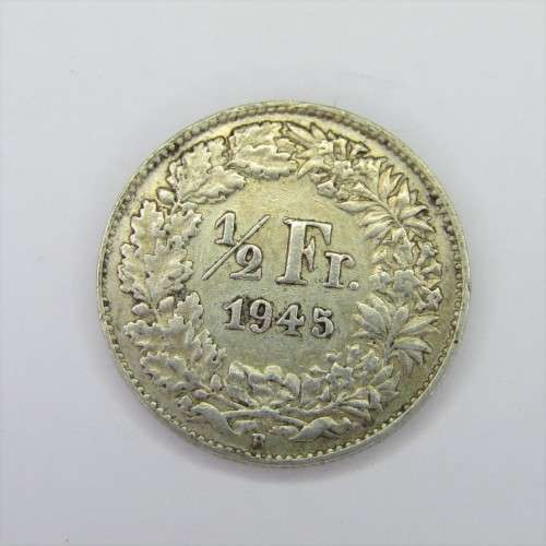 1945 Switzerland Half Franc - small 5