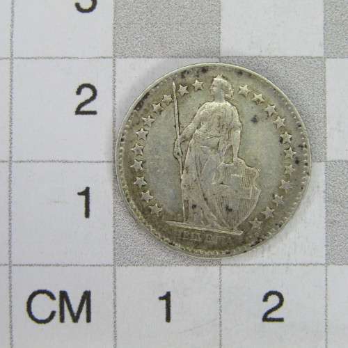 1945 Switzerland Half Franc - small 5