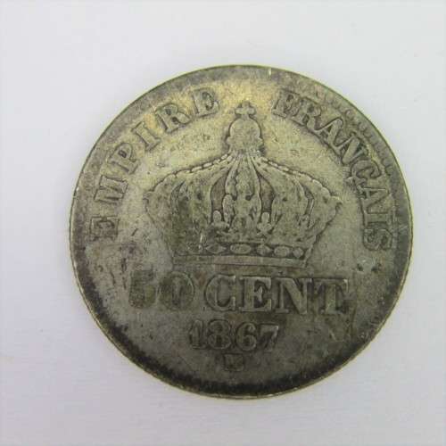 1867 France 50 Centimes