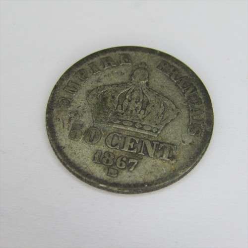 1867 France 50 Centimes