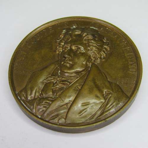1849 France Chateaubriand Medal in WOW condition - 5715