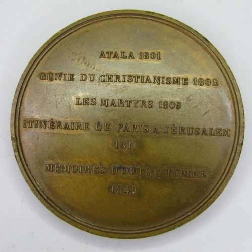 1849 France Chateaubriand Medal in WOW condition - 5715