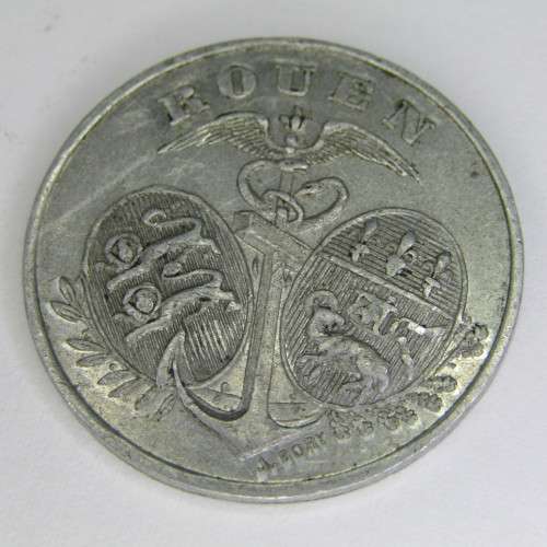 1918 French Notgeld Rouen 5 Cent