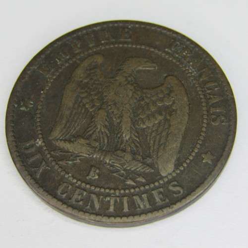 1853 B France 10 Centimes