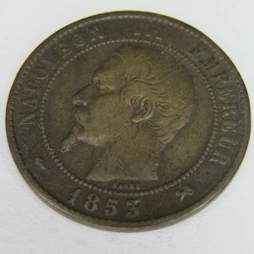 1853 B France 10 Centimes