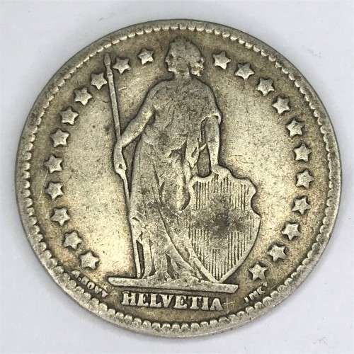 1911 Switzerland Silver Franc