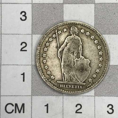 1911 Switzerland Silver Franc
