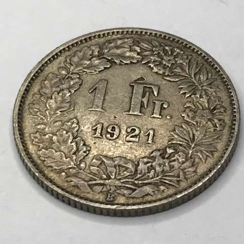 1921 Switzerland Silver Franc