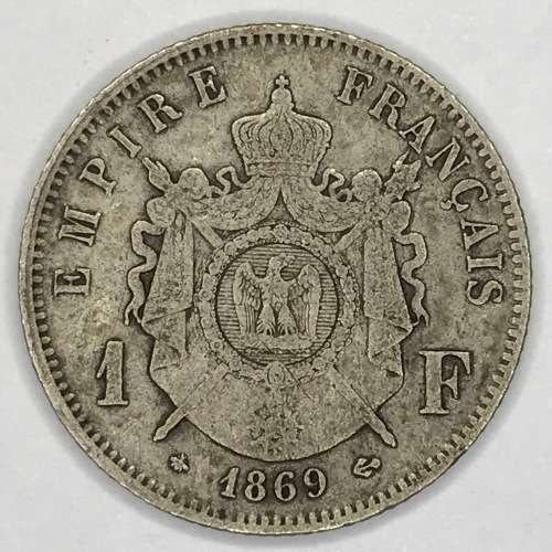 1869 France 1 Franc