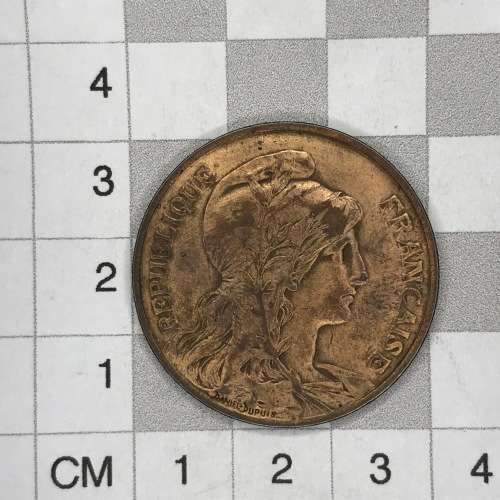 1899 France 10 Centimes - very nice condition