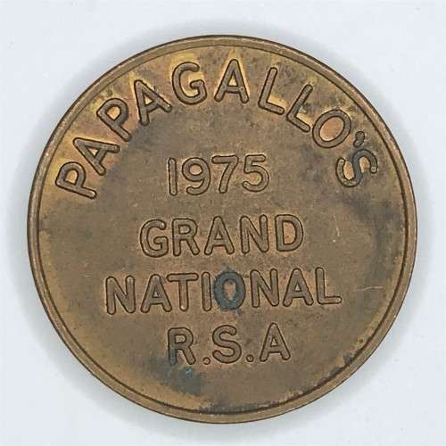 1975 Papagallo`s Grand National R.S.A Token