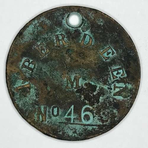 1946 Aberdeen Dog License