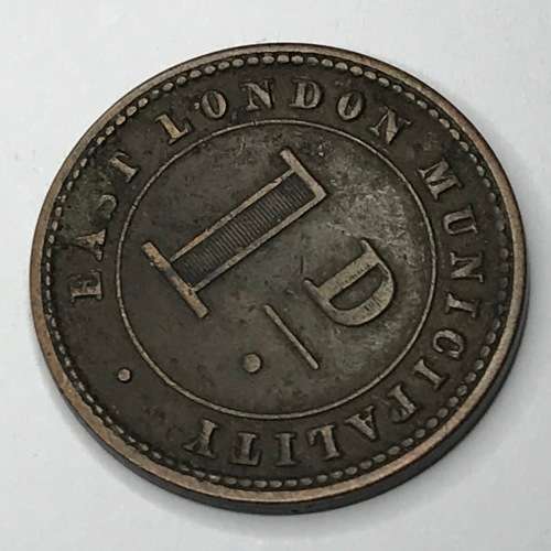 East London Municipal Ferry 1d Token