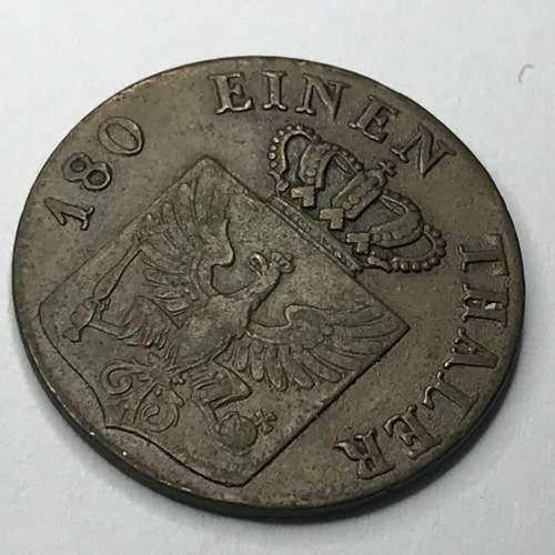 1837 D German Prussia 2 Pfennig