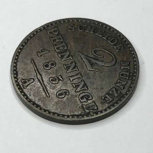 1856 A German Prussia 2 Pfennig - XF+/AU