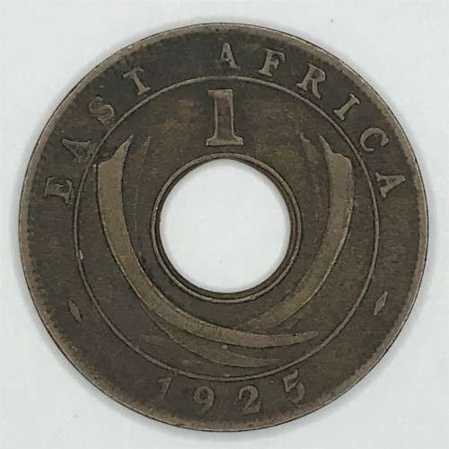 1925 East Africa Cent - very scarce - no mintmark