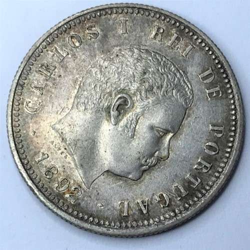 1892 Portugal 200 Reis - AU