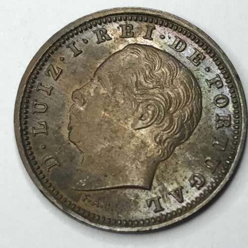 1883 Portugal 5 Reis - uncirculated