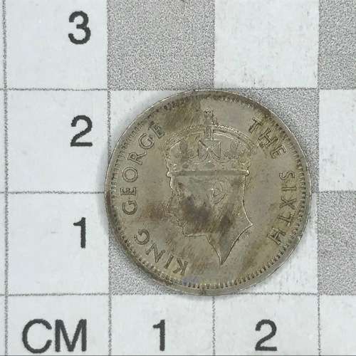 1948 Southern Rhodesia Sixpence - uncirculated - some toning
