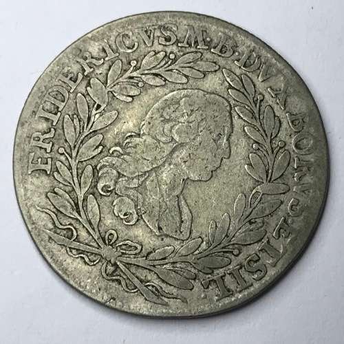 1761 German Brandenburg Bayreuth 20 Kreuzer