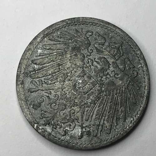 1921 German 10 Pfennig - spot next to 10