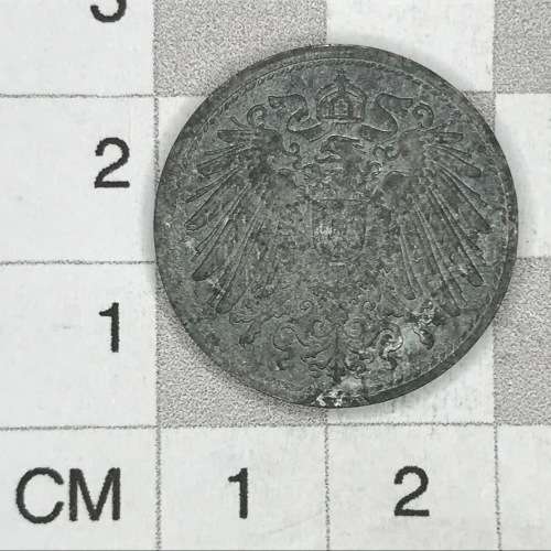 1921 German 10 Pfennig - spot next to 10