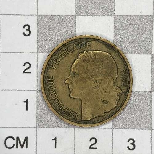 1950 B France 20 Francs - plumes variety - aVF