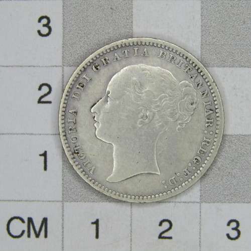 1879 Great Britain Shilling - aVF -DIE II