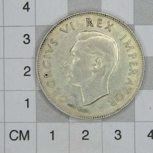 1944 SA Union Half Crown 2 1/2 Shilling - AU with lustre