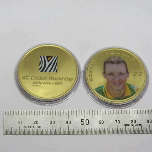 Pair of SA 2003 ICC Cricket world cup medallions