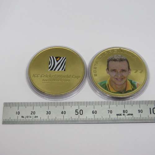 Pair of SA 2003 ICC cricket world cup medallions