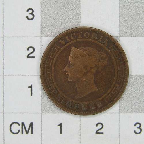 Lot of Pre 1900 Ceylon 1 Cent Coins - well used