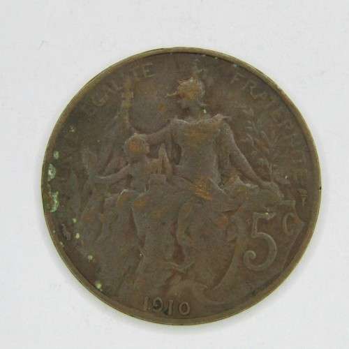 1910 France 5 Centimes