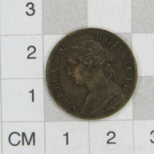 1885 Great Britain Farthing - XF+