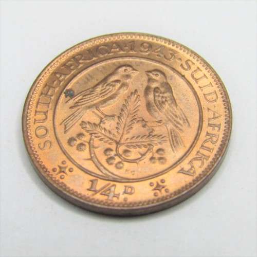 1943 SA Union Quarter Penny Farthing